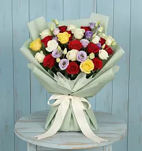 Букет цветов из:  Розы в Кокуй