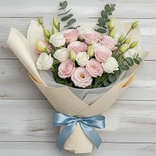 Букет цветов из:  Лизиантусы в Кокуй