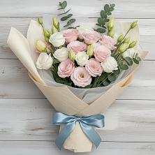 Букет цветов из:  Лизиантусы в Кокуй