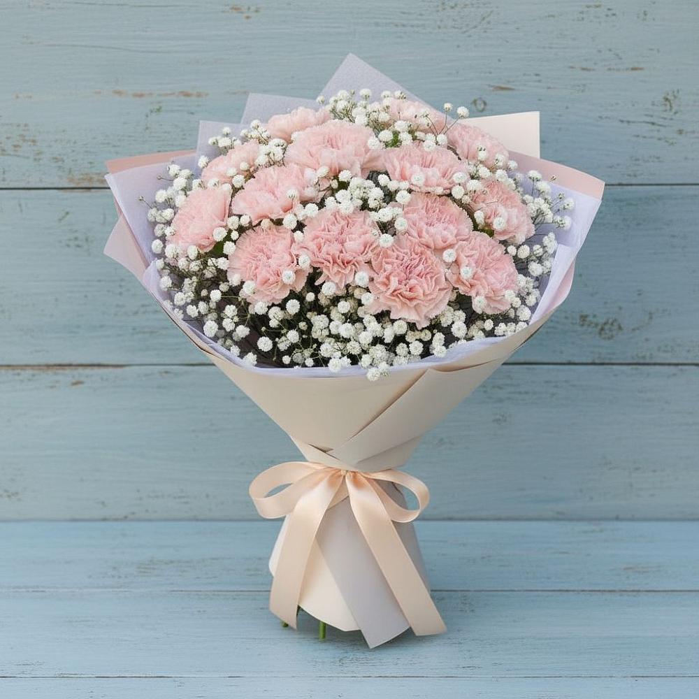 Букет цветов из: Гвоздики в Кокуй