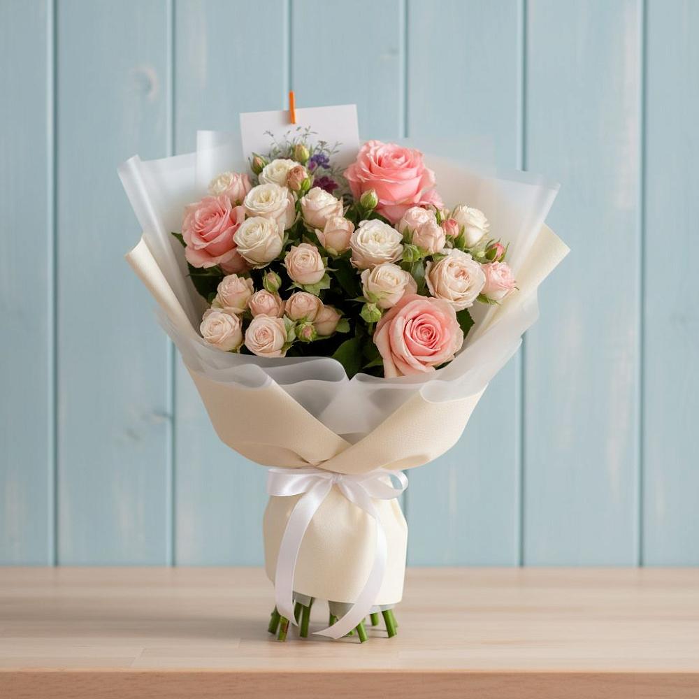 Букет цветов из: Розы в Кокуй