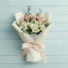 Букет цветов из:  Альстромерии в Кокуй