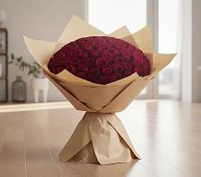 Букет 101 Красная роза #REPLACE_PRED# Кокуй