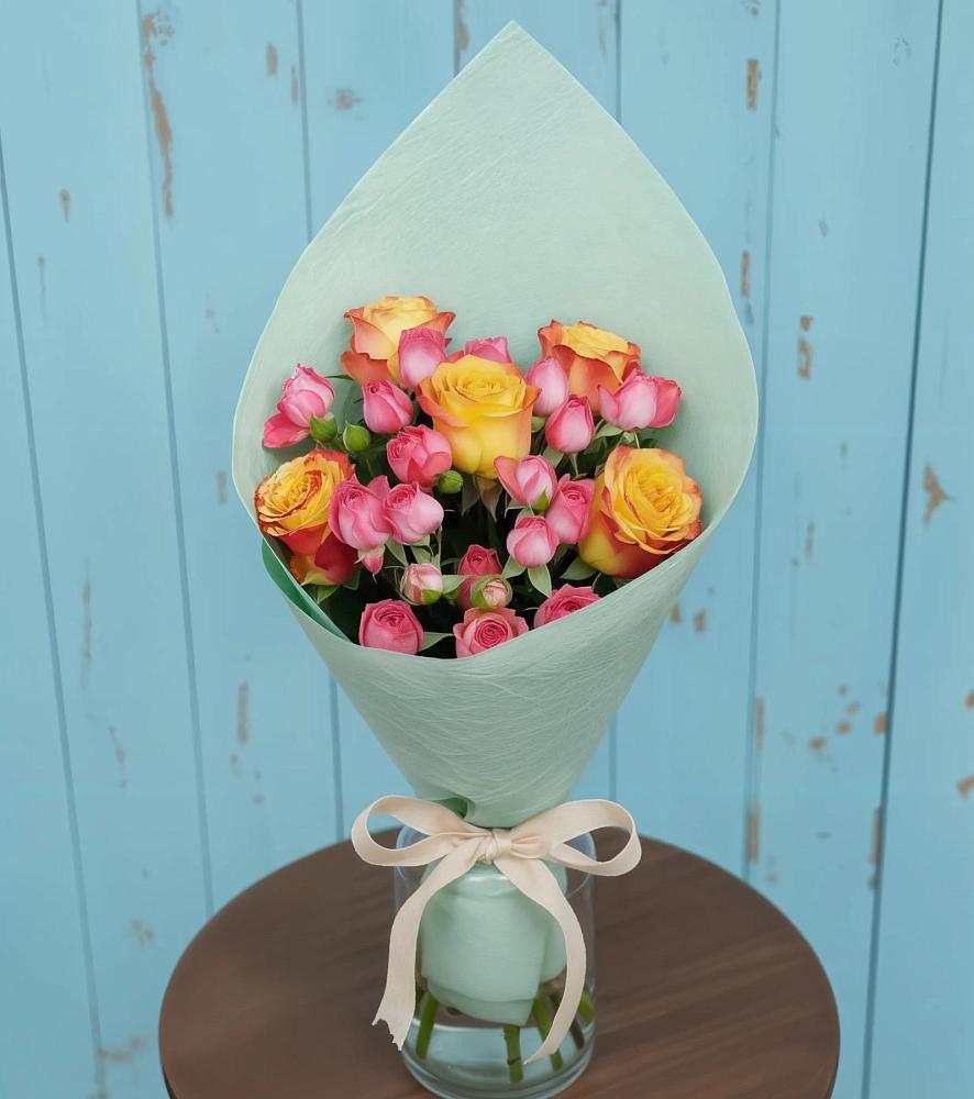 Букет цветов из: Розы в Кокуй