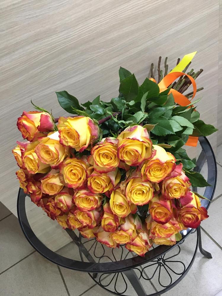 Букет Желтые розы в Кокуй