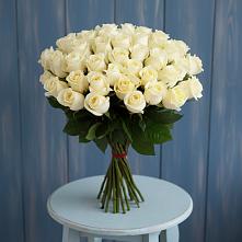 Букет 51 Белая роза Эдлесс Лав #REPLACE_PRED# Кокуй