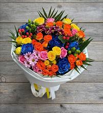Букет цветов из:  Розы и Хризантемы в Кокуй