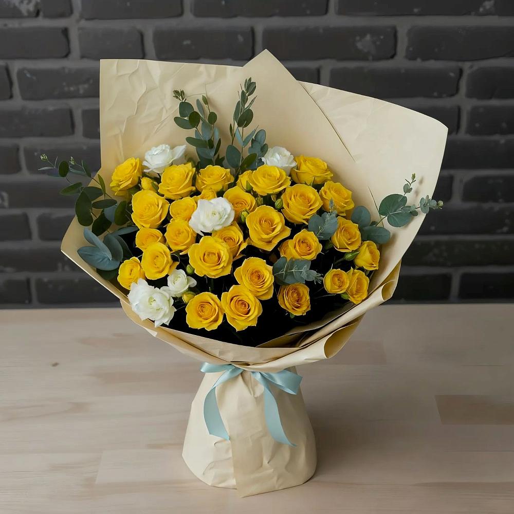 Букет цветов из: Розы в Кокуй