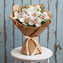Букет цветов из:  Орхидеи и Розы в Кокуй